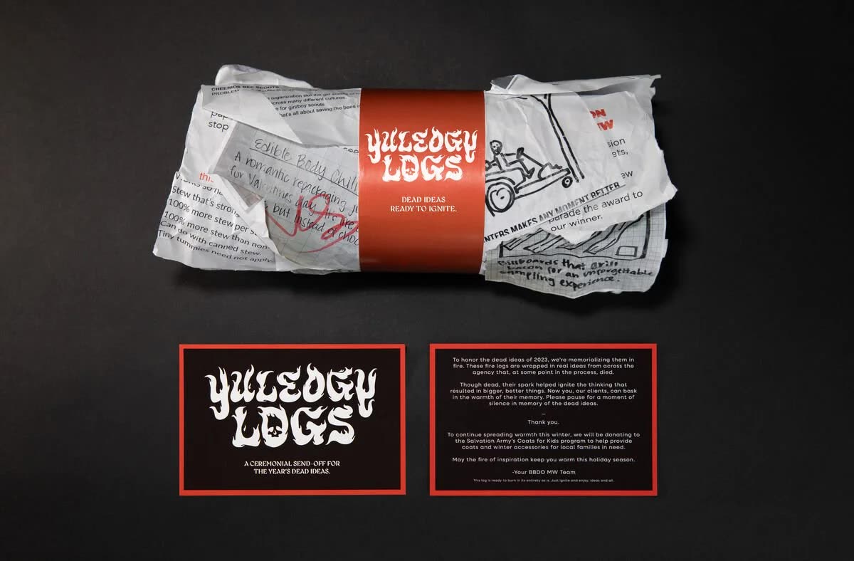 Yuleogy Log packaging